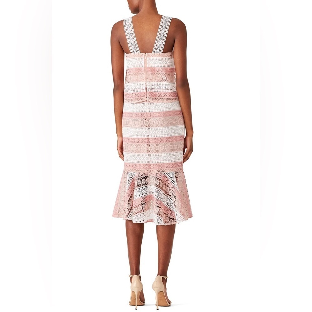 NWT Shoshanna lace Dunham dress blush pink sz 4 - Picture 3 of 11